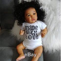 22'' Little Bess Reborn Baby Doll Girl, Handmade Realistic Baby Doll for Girls T