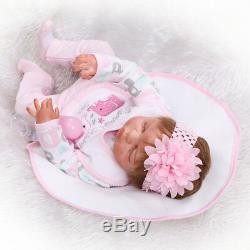 22 Realistic Handmade Reborn Baby Doll Girl Newborn Lifelike Vinyl Silicone