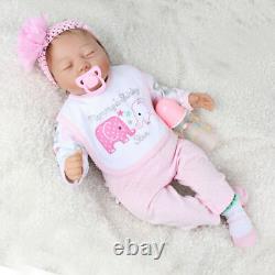 22 Realistic Reborn Baby Dolls Twins Lifelike Vinyl Silicone Newborn Girl+Boy