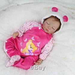22 Reborn Baby Boy Dolls Real Life Vinyl Silicone Belly Baby Doll Birthday Gift