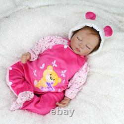 22'' Reborn Baby Dolls Handmade Lifelike Newborn Silicone Vinyl Belly Doll Gifts