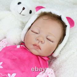 22'' Reborn Baby Dolls Handmade Lifelike Newborn Silicone Vinyl Belly Doll Gifts