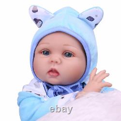 22 Reborn Baby Dolls Newborn Babies Doll Soft Vinyl Silicone Newborn Doll Gifts