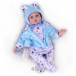 22 Reborn Baby Dolls Newborn Babies Doll Soft Vinyl Silicone Newborn Doll Gifts