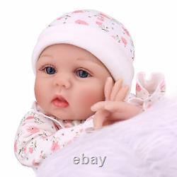 22'' Reborn Dolls Baby Newborn Lifelike Silicone Vinyl Doll Clothes Girl Gifts