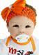22Handmade Realistic Reborn Baby Newborn Lifelike Soft Vinyl silicone Girl Doll