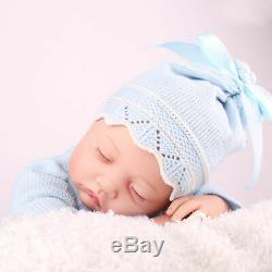 22Twins Reborn Baby Doll Newborn Lifelike Vinyl Silicone Handmade Toy Girl+Boy