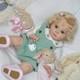 22in Realistic Lovely Reborn Baby Doll Toddler Rooted Hair Painted Kids Toy Gift
