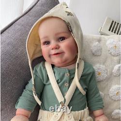 24 Lifelike Reborn Baby Dolls Newborn Boy Girl Soft Vinyl Silicone Handmade Toy