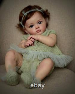 24'' Realistic Reborn Girl Baby Dolls Handmade Newborn Lifelike Toddler Toys