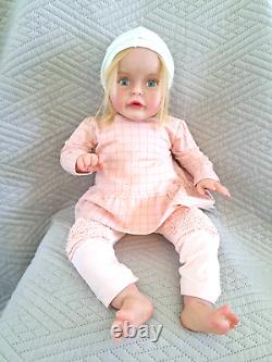 24 Reborn Baby Dolls Soft Body Toddler Newborn Doll Sue-Sue Handmade