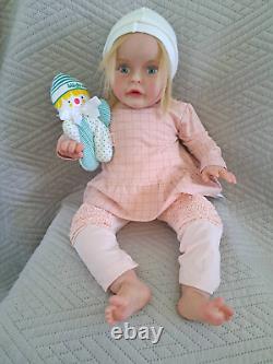 24 Reborn Baby Dolls Soft Body Toddler Newborn Doll Sue-Sue Handmade