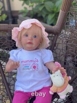 24 Reborn Baby Dolls Soft Body Toddler Sue-Sue Newborn Doll 2000gr Handmade