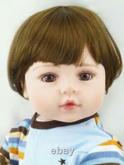 24'' Reborn Twins Boy&Girl Weighted Soft Silicone Vinyl Reborn Baby Dolls Gift