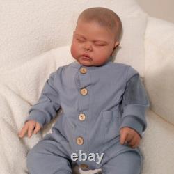24In Dark Skin Finished Reborn Baby Dolls Panted Hair Lovely Toddler Boy Pickle