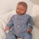 24In Dark Skin Finished Reborn Baby Dolls Panted Hair Lovely Toddler Boy Pickle