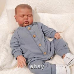 24In Dark Skin Finished Reborn Baby Dolls Panted Hair Lovely Toddler Boy Pickle