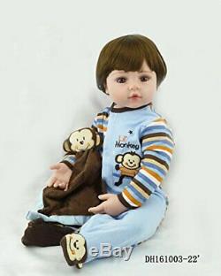 24Inch Reborn Twin Girl Boy Dolls Realistic Looking Newborn Baby Doll Toddler