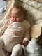24in Assembled Asleep Reborn Baby Doll Rooted Hair Lifelike Painted Toddler Gift