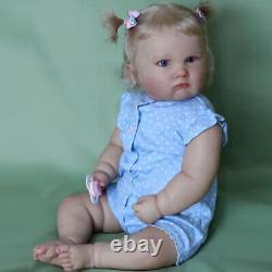 24in Fat Girl Reborn Baby Dolls Silicone Vinyl Toddler Newborn Babies Toys Gifts