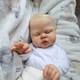 24in Realistic Sleeping Reborn Baby Doll Rooted Hair Cute Toddler Finished Toys