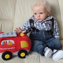 24inch Reborn Baby Doll Toddler Boy Rooted Hair Assembled Realistic DIY Toy Gift 24inch Reborn Baby Doll Toddler Boy Rooted Hair Assembled Realistic DIY Toy Gift