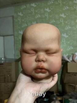 25inch Artist Painted Reborn Baby Doll Kit Unassembled Dark Skin Pickle Girl Toy