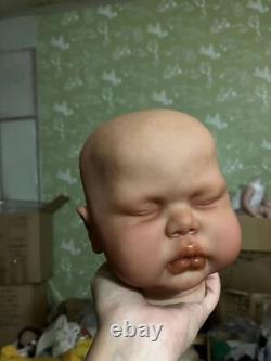 25inch Artist Painted Reborn Baby Doll Kit Unassembled Dark Skin Pickle Girl Toy
