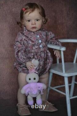 26 Already Painted Finished Girl Doll Reborn Toddler Huge Baby Size Lifelike