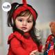 26 Inch Reborn Toddler Baby Girl Doll Realistic Lifelike Soft Cloth Body
