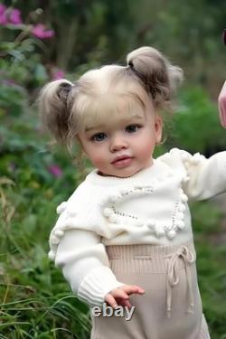 26 inch Reborn Toddler Doll Girl Pippa Big Size Toddler Reborn Baby Dolls wit