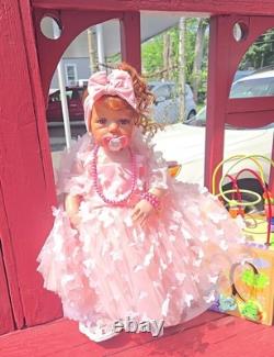 26 reborn toddler dolls Baby Girl Ooak Standing Rachel