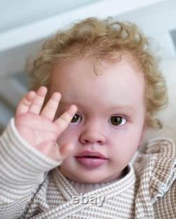 26in Completed Reborn Baby Doll Already Toddler Rooted Hair Artist Painted Gifts