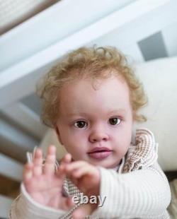 26in Completed Reborn Baby Doll Already Toddler Rooted Hair Artist Painted Gifts