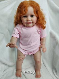 26inch Huge Toddler Gril Reborn Baby Doll Lifelike Zoe 3D Skin Visible Veins Toy