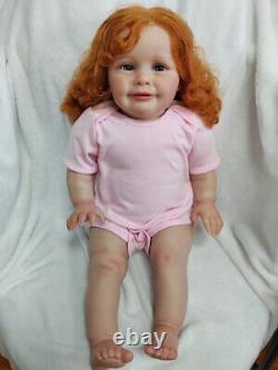 26inch Huge Toddler Gril Reborn Baby Doll Lifelike Zoe 3D Skin Visible Veins Toy