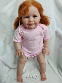 26inch Huge Toddler Gril Reborn Baby Doll Lifelike Zoe 3D Skin Visible Veins Toy