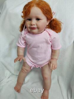 26inch Huge Toddler Gril Reborn Baby Doll Lifelike Zoe 3D Skin Visible Veins Toy