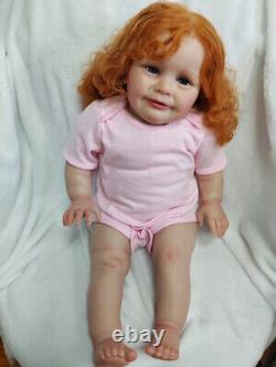 26inch Huge Toddler Gril Reborn Baby Doll Lifelike Zoe 3D Skin Visible Veins Toy