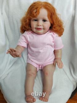 26inch Huge Toddler Gril Reborn Baby Doll Lifelike Zoe 3D Skin Visible Veins Toy