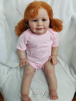 26inch Huge Toddler Gril Reborn Baby Doll Lifelike Zoe 3D Skin Visible Veins Toy