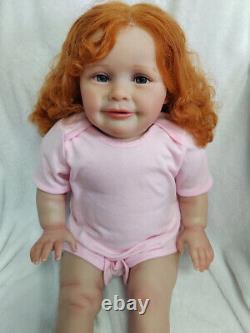 26inch Huge Toddler Gril Reborn Baby Doll Lifelike Zoe 3D Skin Visible Veins Toy