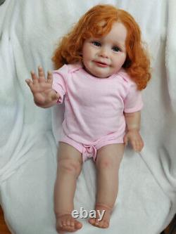 26inch Huge Toddler Gril Reborn Baby Doll Lifelike Zoe 3D Skin Visible Veins Toy