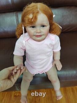 26inch Huge Toddler Gril Reborn Baby Doll Lifelike Zoe 3D Skin Visible Veins Toy