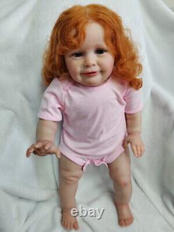 26inch Huge Toddler Gril Reborn Baby Doll Lifelike Zoe 3D Skin Visible Veins Toy