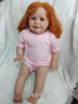 26inch Huge Toddler Gril Reborn Baby Doll Lifelike Zoe 3D Skin Visible Veins Toy