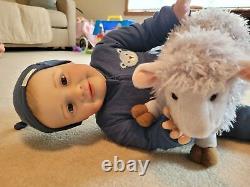 27in Huge Boy Reborn Baby Doll Lifelike Toddler Handmade Girl Toys Visible Veins