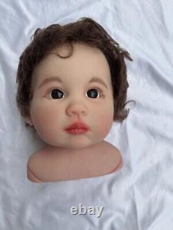 28 Artist Finished Reborn Doll Toddler Girl Baby Julieta Hand-rooted Short Hair