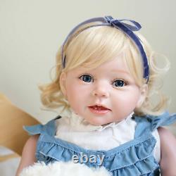 28'' Big Size Reborn Toddler Dolls Soft Silicone Vinyl Realistic Baby Doll Girl