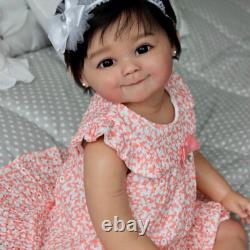 28 Handmade Painted Reborn Baby Doll Toddler Girl Short Hair Finished Doll Gift